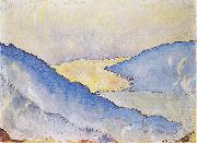 Ferdinand Hodler, Abendnebel am Thunersee